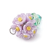 Glass Seed Beaded Flowerpot Pendants PALLOY-MZ00520-04-4