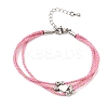 Polyester Multi-Strand Bracelets FB-CBA983F-02P-03-4