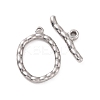 Non-Tarnish 304 Stainless Steel Toggle Clasps STAS-A067-02P-1