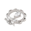 Brass Pave Clear Cubic Zirconia Pendants LS-KK-Z061-10P-2