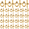 120Pcs Tibetan Style Alloy Toggle Clasps FIND-SP0001-21AG-1