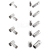 304 Stainless Steel Bayonet Clasps & Magnetic Screw Clasps STAS-YS0001-04P-3
