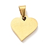 304 Stainless Steel Manual Polishing Enamel Pendants STAS-G261-20G-2