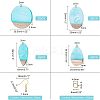Teardrop Oval Flat Round Dangle Earring DIY Making Kit DIY-OC0007-92-2