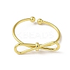 Brass Cuff Rings for Women RJEW-D026-04G-2