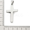 316 Surgical Stainless Steel Pendants STAS-A123-11AS-3
