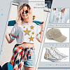42Pcs 10 Style Star Glitter Hotfix Rhinestone FIND-PH0017-02-6