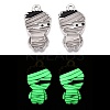 Halloween Theme Rack Plating Luminous Alloy Enamel Pendants ENAM-N056-228P-1