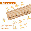 12Pcs 12 Constellations Manual Polishing 304 Stainless Steel Charms STAS-CA0001-83-2
