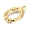 Rack Plating Brass Pendants KK-I721-01G-O-2