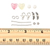 DIY ABS Plastic Imitation Pearl Angel Pendant Making Kits DIY-FP0001-44-4