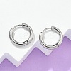 Tarnish Resistant 304 Stainless Steel Huggie Hoop Earrings LS-EJEW-F111B-16mm-P-1