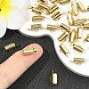 SHEGRACE Brass Slide On End Clasp Tubes XGRQ1R438-356G-5