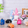 6Pcs 6 Colors Casual Mini Cloth Doll Backpack AJEW-GF0008-36B-5