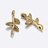 Tibetan Style Links Connectors LS-GLF0801Y-NF-2