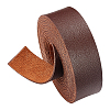 Flat Single Face Imitation Leather Cords LC-WH0002-01B-1