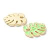 Brass Enamel Pendants KK-A153-07G-D-3