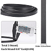 3Pcs Flat Leather Jewelry Cord WL-GF0001-16D-02-2