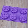 Flower Food Grade Silicone Molds SOAP-PW0001-081-2