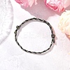 Adjustable Polyester & Spandex Cord Bracelets for Men Women BJEW-JB12092-01-1
