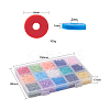 105G 15 Colors Handmade Polymer Clay Beads CLAY-YW0001-43-3