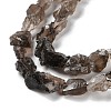 Raw Rough Natural Smoky Quartz Beads Strands G-B065-C17-4