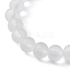 2Pcs 2 Style Synthetic Hematite & Glass Round Beaded Stretch Bracelets Set BJEW-JB10051-03-5