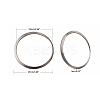 Non-Tarnish 201 Stainless Steel Linking Rings LS-X-STAS-F192-001P-03-2