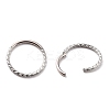 Twisted Ring Hoop Earrings for Girl Women STAS-K233-02D-P-2