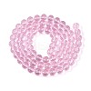 Transparent Glass Bead Strands GLAA-R095-10mm-33-2