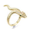 Snake Cuff Ring for Girl Women RJEW-N035-047-NF-4