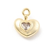 Brass Micro Pave Cubic Zirconia Pendants LS-KK-D283-02G-1