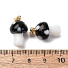 Handmade Lampwork Pendants LAMP-S069-08G-06-3