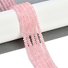 Natural Rose Quartz Beads Strands G-K343-C25-01-5