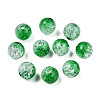 Transparent Crackle Acrylic Beads LS-CACR-N002-22-3