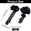 Mesh Long Full Finger Gloves AJEW-WH0504-85-2