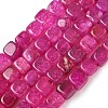 Natural Dragon Veins Agate Beads Strands G-G177-E19-05-1