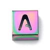 Ion Plating(IP) 304 Stainless Steel Square Slide Charms STAS-L132-13A-M-1