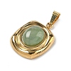 Natural Green Aventurine Pendants STAS-D209-01G-11-2