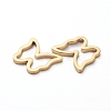 PVD Vacuum Plating 304 Stainless Steel Linking Rings for Jewelry Making STAS-G215-22G-2