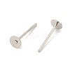 Rack Plating Iron Ear Studs Findings IFIN-M029-06P-NR-3