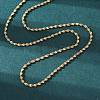 Brass Singapore Chains Necklace for Women LS-NJEW-P265-27G-1