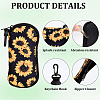 1Pc Rectangle Durable Neoprene Glasses Storage Zipper Bags ABAG-CN0001-23B-6