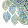 Ion Plating(IP) 201 Stainless Steel Filigree Pendants STAS-R102-34-1