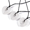 Natural Quartz Crystal Pendant Necklaces NJEW-K268-01C-1