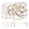 56Pcs 8 Style 304 Stainless Steel Earring Hooks STAS-MA0001-09-1