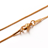 304 Stainless Steel Snake Chain Necklaces X-STAS-M174-016G-A-1
