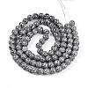 Transparent Baking Paint Glass Beads Strands DGLA-N009-10mm-10-3