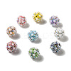 Polymer Clay Rhinestone Beads RGLA-D050-01-1