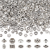 360Pcs 12 Styles Tibetan Style Alloy Spacer Beads FIND-PH0023-79AS-1